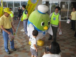 トリピーはレギュラー部員の田渕くん。